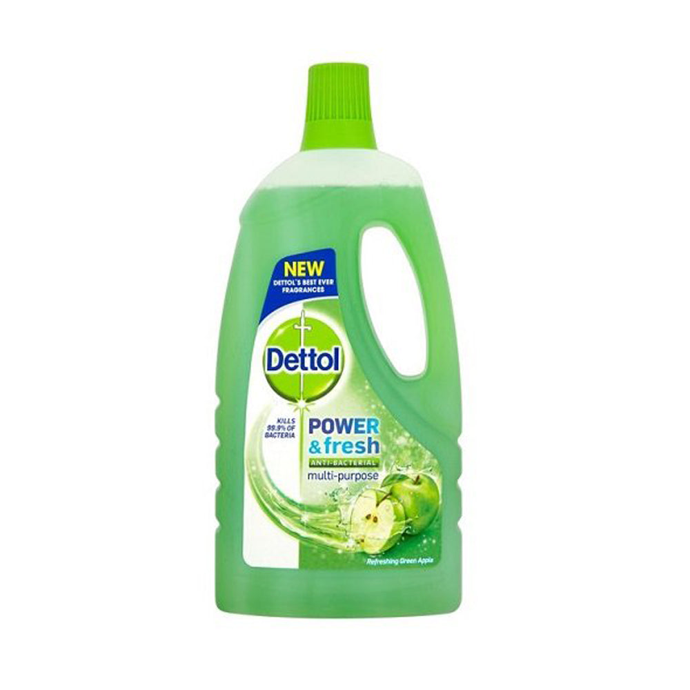 Dettol-Power-And-Fresh-Multi-Purpose-Green-Apple-1L Dettol-Power-And-Fresh-Multi-Purpose-Green-Apple-1L